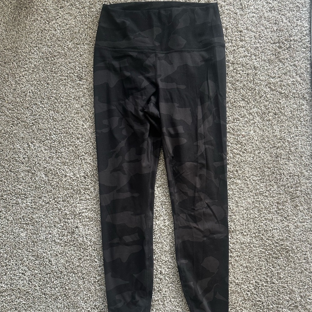 Black Camouflage Women's Leggings